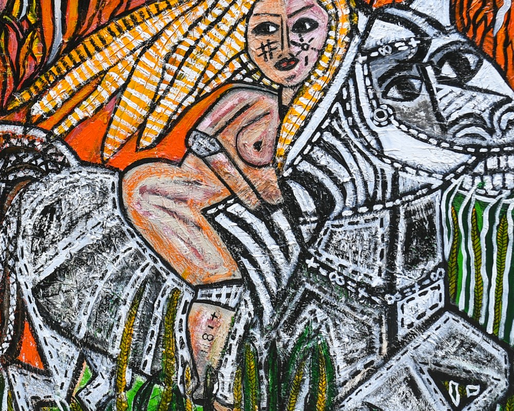 « Ainia traverse les flammes »